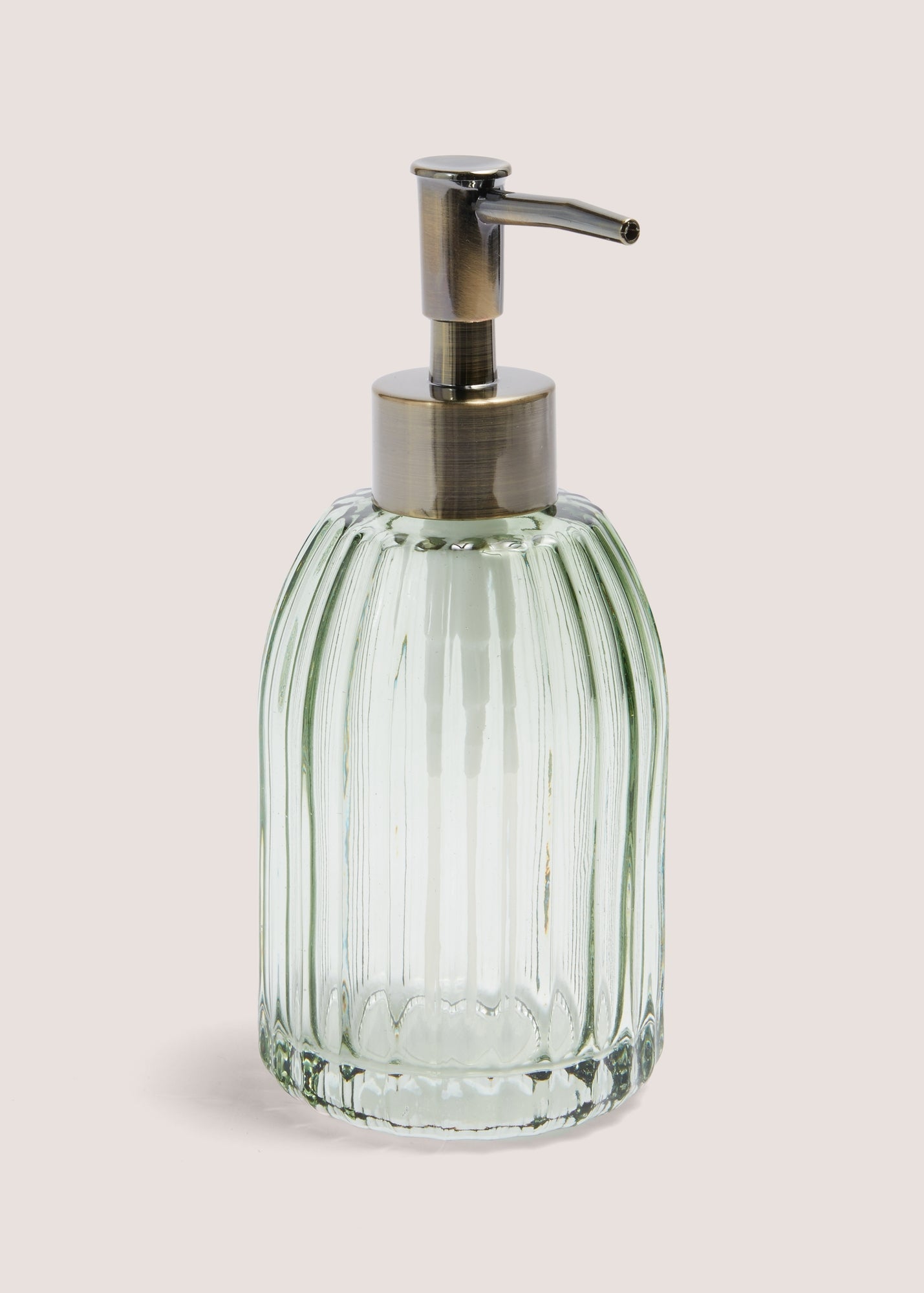 Green Glass Soap Dispenser ( 7x 7x17.6CM) M814727