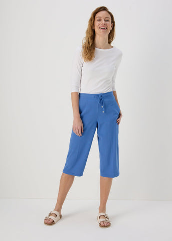 Blue Cropped Trousers  F510605