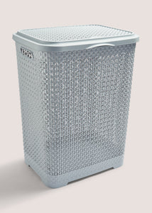 PLASTIC LAUNDRY HAMPER  D GREY M814769