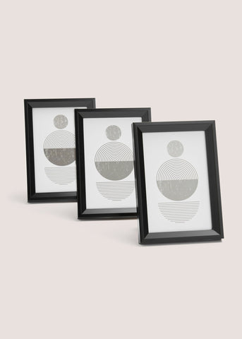 3 Pack Black Frames (4x6in) M698440