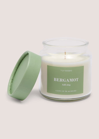 Bergamot Candle (10cm x 8cm x 8cm) Green M698243