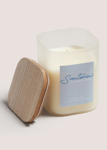 Santorini Scented Candle Blue M698281