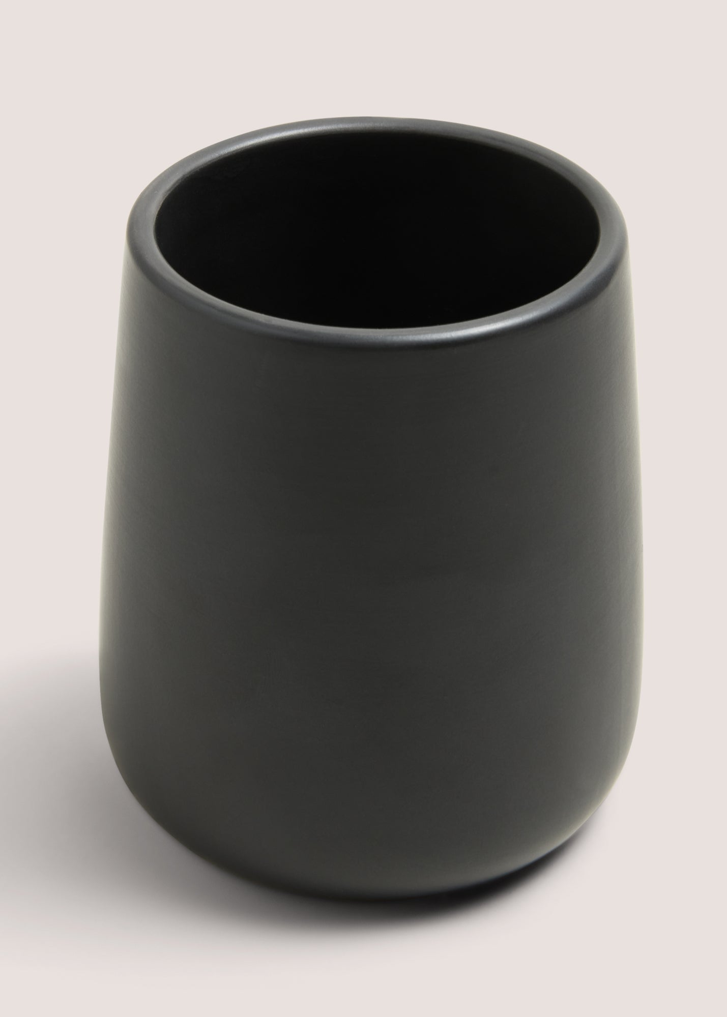 Black Modern Ceramic Tumbler (7.5cm x 11cm) M814793