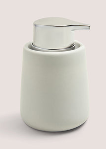 Grey Modern Ceramic Soap Dispenser (8cm x 13cm) M814798
