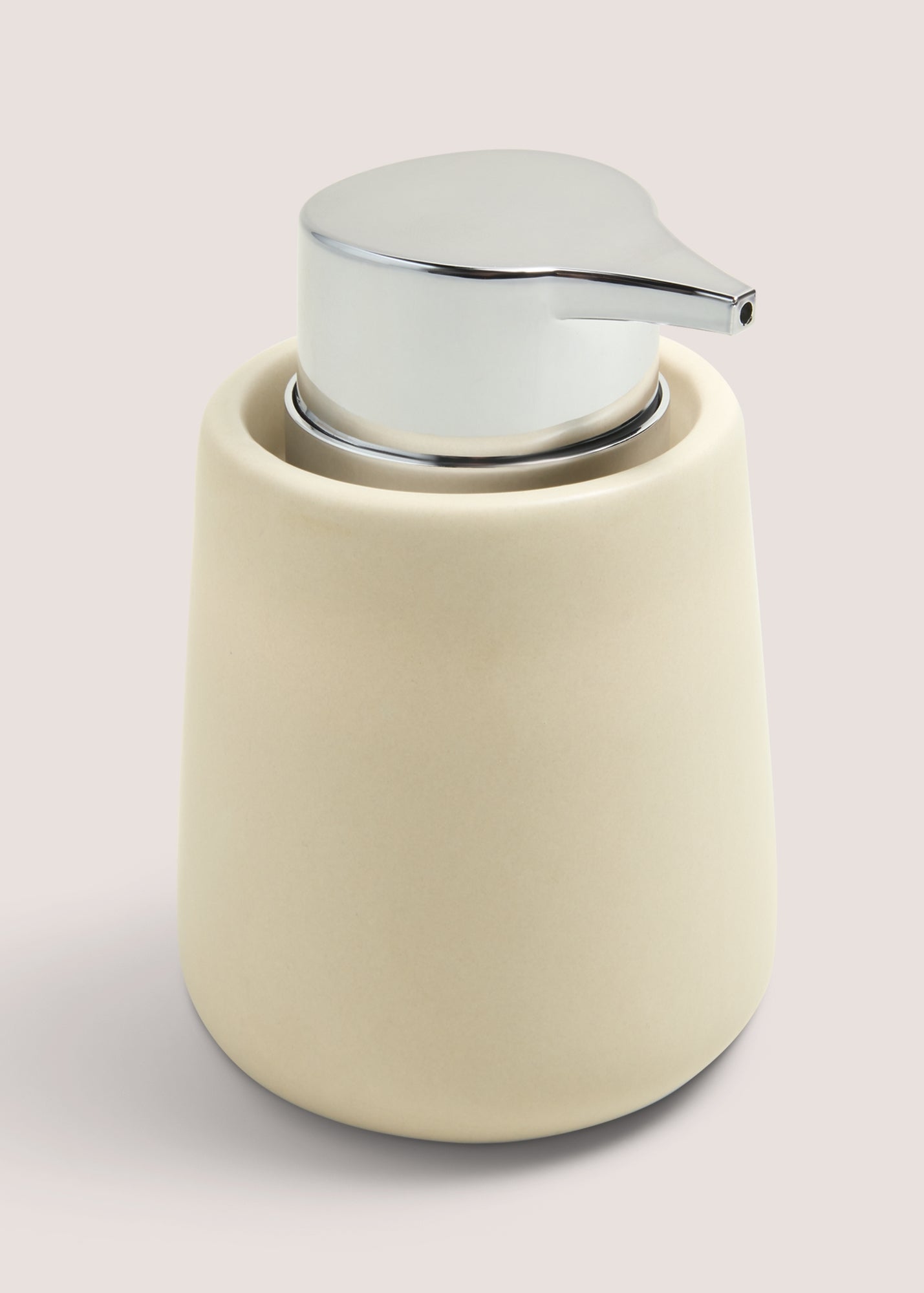 Beige Modern Ceramic Soap Dispenser (8cm x 13cm) M814799