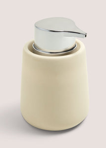 Beige Modern Ceramic Soap Dispenser (8cm x 13cm) M814799
