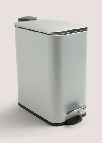 Bathroom Grey Modern Metal Bin (28cm x 25cm) M814807