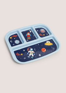 Kids Space Divide Plate (28cm x 23cm) Multi M484922