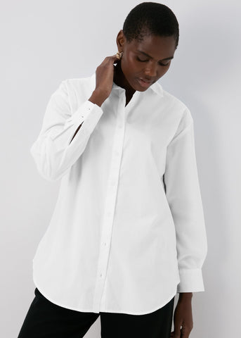 White Cotton Shirt  F373811