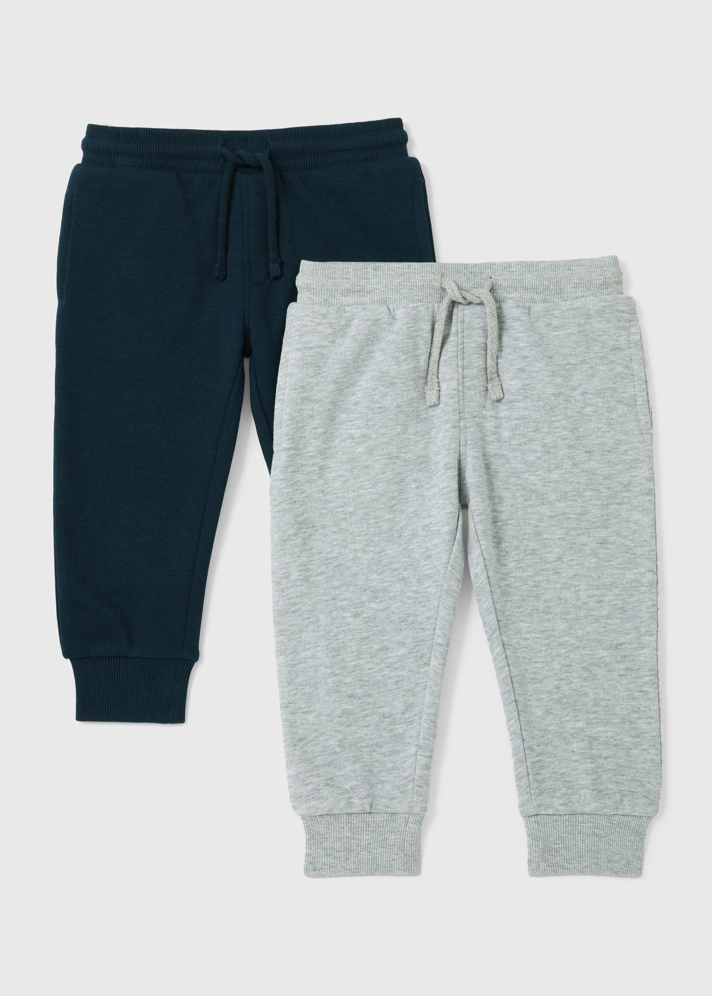 2 Pack Boys Navy & Grey Joggers (1-7yrs)  B369180