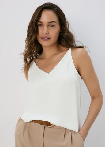 Et Vous Cream Cami Top  F348168