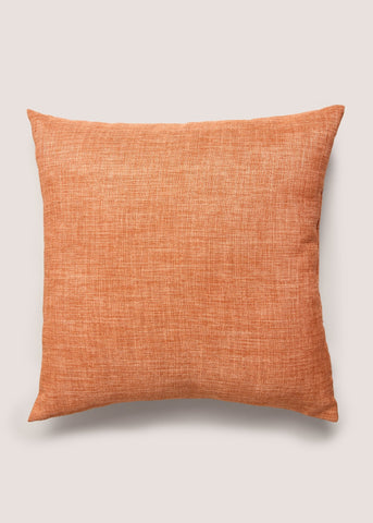 Orange Linen Look Cushion M494069