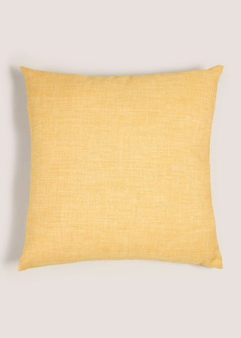 Yellow Linen-Look Cushion M494073