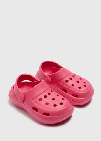 Girls Pink Clogs (Younger 4-11)  C303267