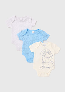 Disney Baby 3 Pack Blue Thumper Bodysuit (Tiny Baby-18mths)  C293923