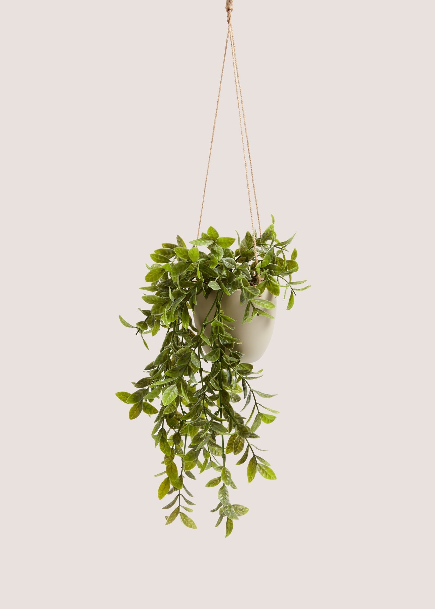 Hanging Plastic Plant Pot (17cm x 13cm x 13cm) Green M698125