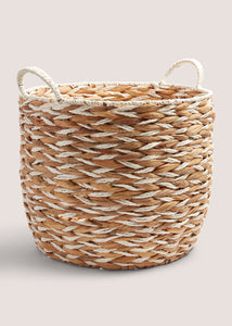 Woven Cottage Round Basket (31cm x 40cm x 40cm) Natural M698237