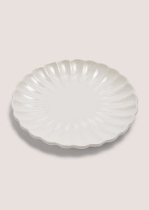 Natural Scalloped Side Plate (21cm) White M484820