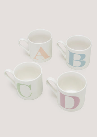 White Letter Mug M484843