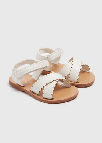 Kids White Sandals (Younger 4-9)  C303356