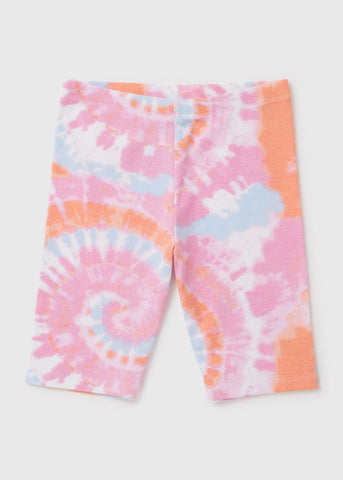 Girls Pink Tie Dye Shorts (7-13yrs)  G402689