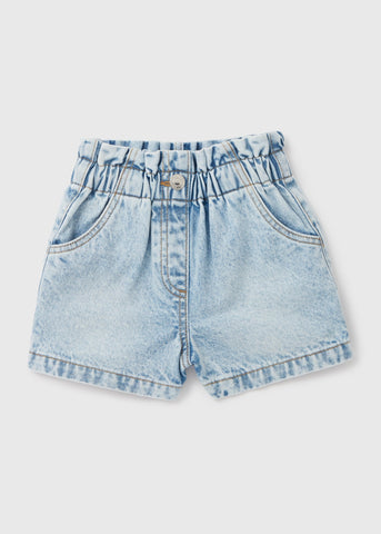 Girls Lightwash Denim Shorts (7-15yrs)  G402728