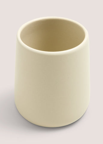 Beige Modern Ceramic Tumbler (7.5cm x 11cm) M814795