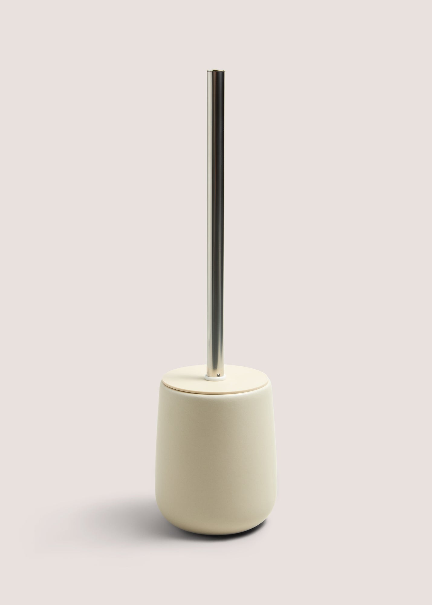 Beige Modern Ceramic Toilet Brush (37cm x 10cm) M814804