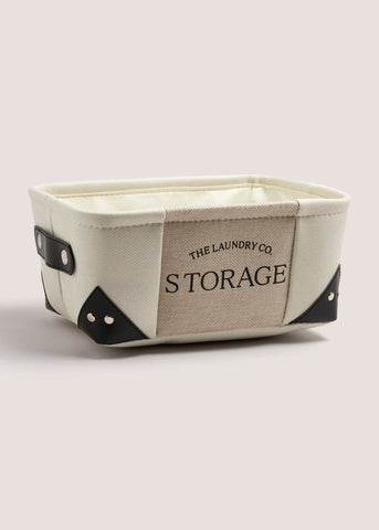 Laundry Co Fabric Storage Box (55x30x13cm) Cream M814841