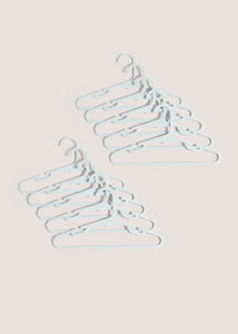 Kids 10 Pack Blue Plastic Hangers 
(37cm x 21cm) M484948