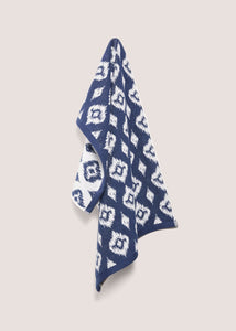 Blue Patterned Hand Towel (35x30x5cm)  M202598