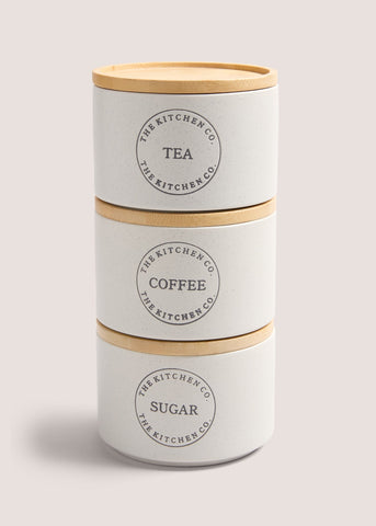 Kitchen Co Cream Ceramic TCS Stack (24cm x 11.5cm) White M484989 M484989