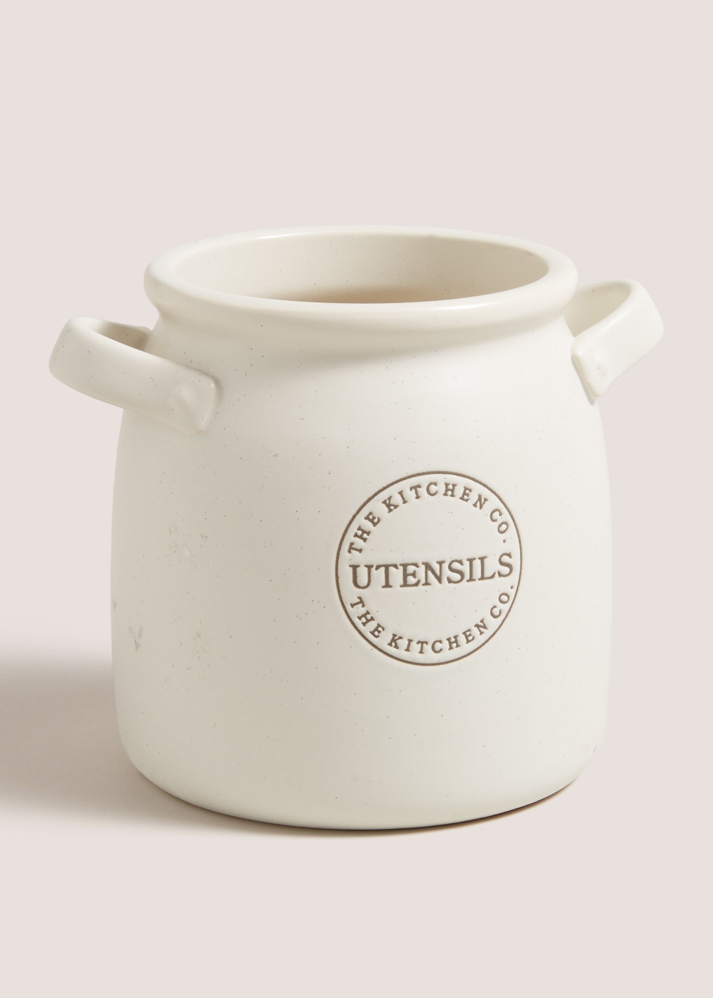 Kitchen Co Utensil Pot (14cm x 17cm) White M484992