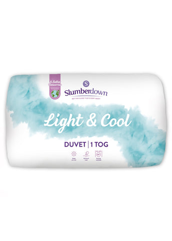 Slumberdown White Light & Cool 1 Tog Duvet  M237986