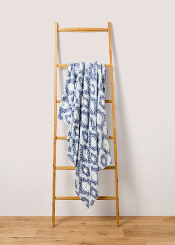 Blue Ikat Throw (130cm x 150cm) Multi M494047