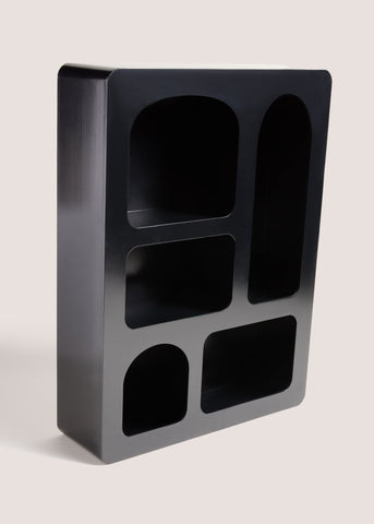 Black Multilayer Cove Shelf (40cm x 18cm x 54cm) M698386