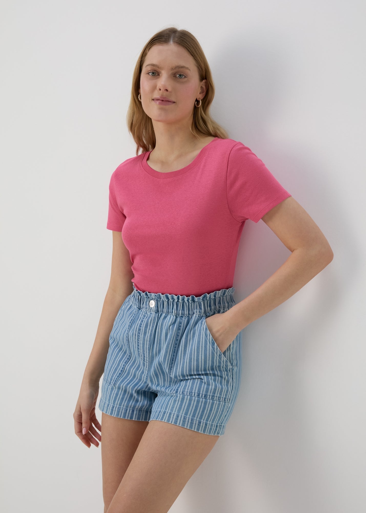 Pink Plain Top  F466515