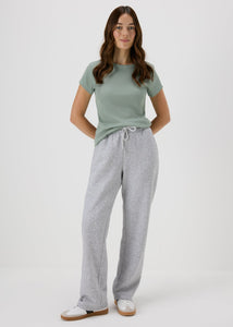 Grey Wide Leg Jogging Bottoms  F512467