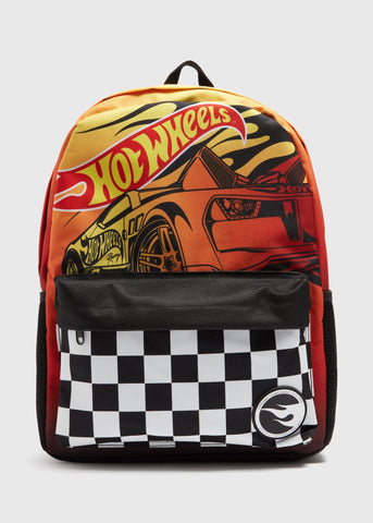 Hot Wheels Kids Orange Backpack (41x30x14cm)  C303605