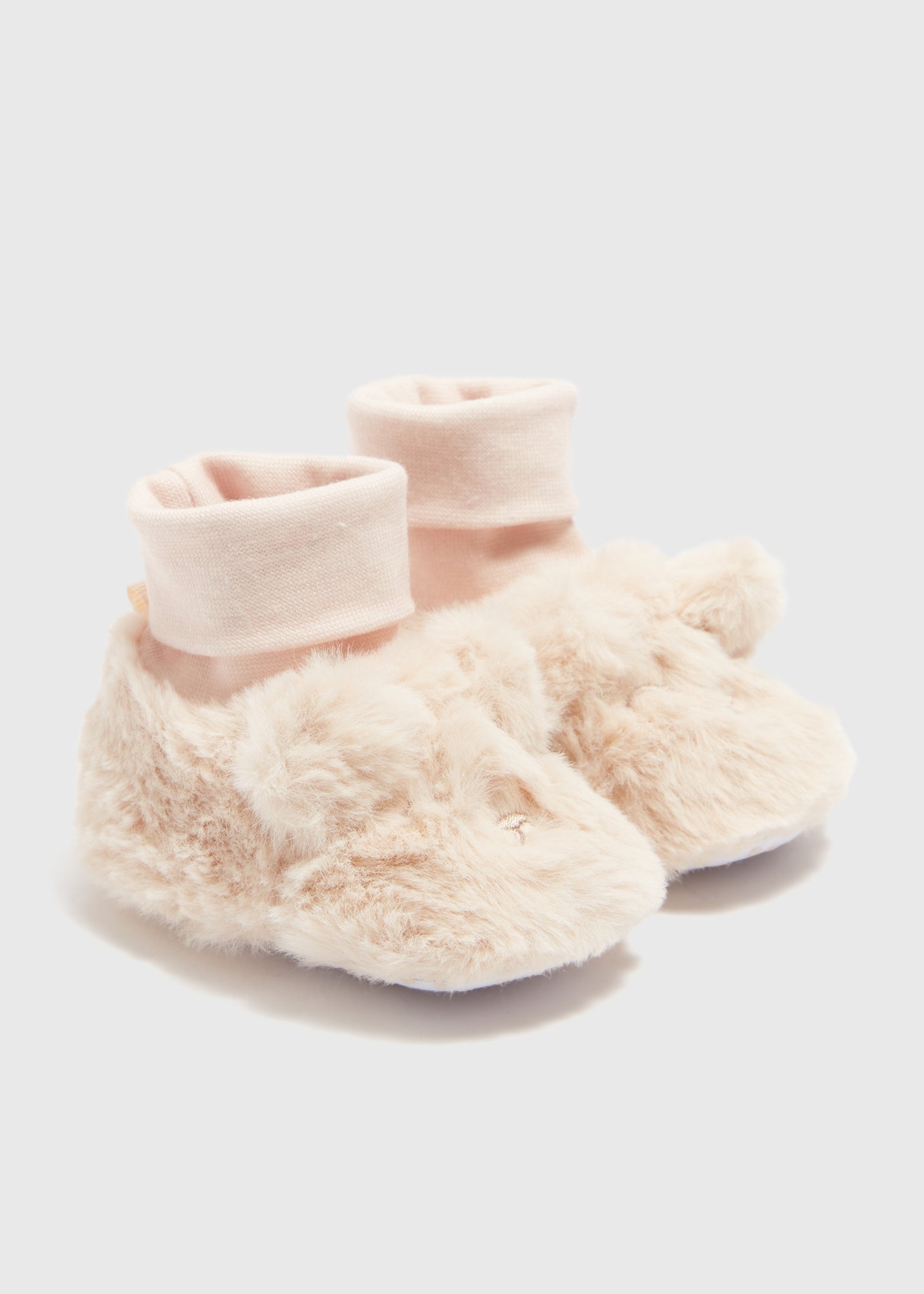 Baby Cream Fur Sock Slipper (Newborn-18mths)  C303646