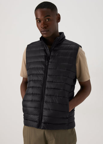 Black Puffer Gilet  M207065