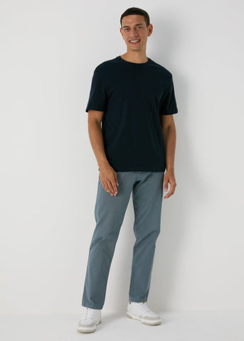 Blue Straight Fit Chinos  M293432