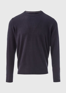 Navy Soft Touch Crew Neck Jumper  M207074