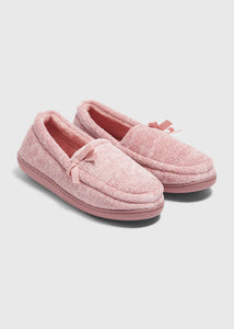 Pink Full Velour Slippers  F466873