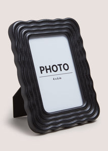Black Wavy Edge Frame (10cmx15cm) M698529