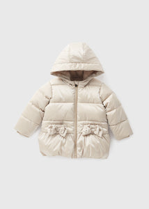 Girls Gold Bow Padded Coat (1-7yrs)  C303670