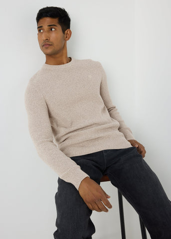 Lincoln Ecru Knitted Jumper  M293456