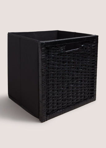 Black Woven Foldable Box M698597