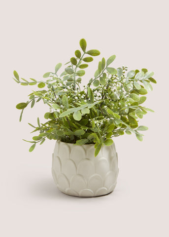 ARTICHOKE POT WITH PLANT M698602