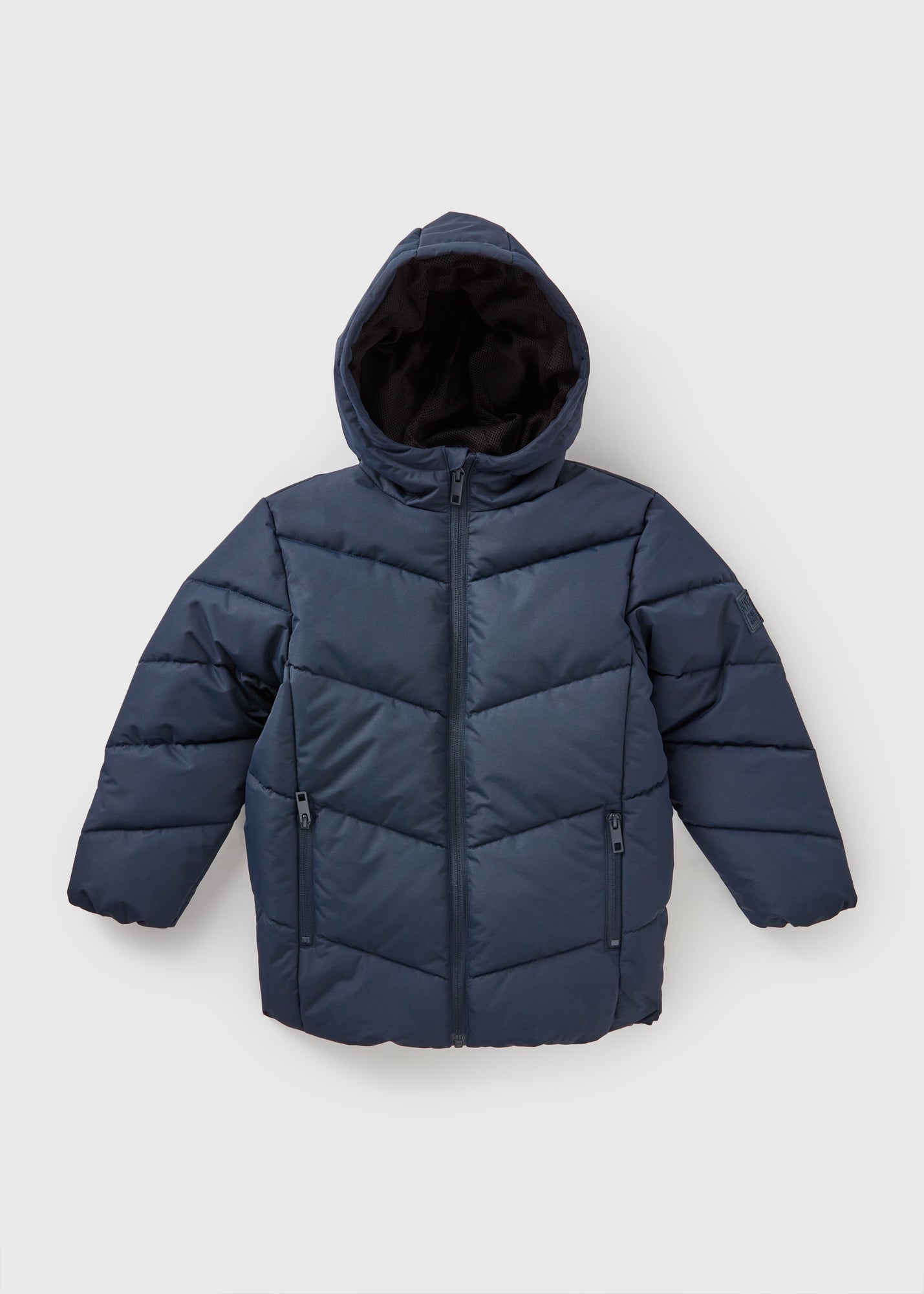 Boys Navy School Padded Coat (1-7yrs)  B369141